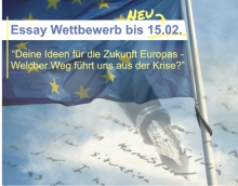 VERLÄNGERT: Essay-Wettbewerb - Deine Ideen für die Zukunft Europas